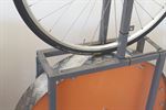 Continental Competition (tubular) Continental Competition (tubular) road bike tire on a rolling resistance test machine