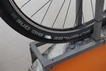 Schwalbe Big One LiteSkin Schwalbe Big One LiteSkin mountain bike tire on a rolling resistance test machine