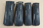 Comparison between a new and worn Continental Grand Prix 4000S II New vs Worn Grand Prix 4000S II